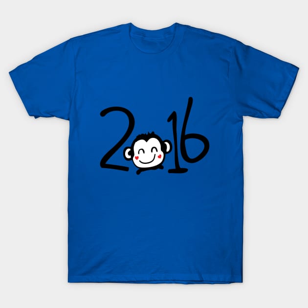 2016 year of animal Monkey T-Shirt by CindyS